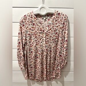 Beachlunchlounge floral blouse size S